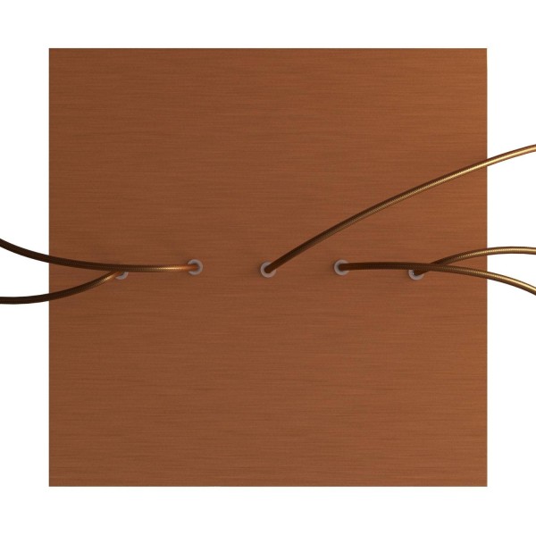 5 In-line Holes - EXTRA LARGE Square Ceiling Canopy Kit - Rose One System