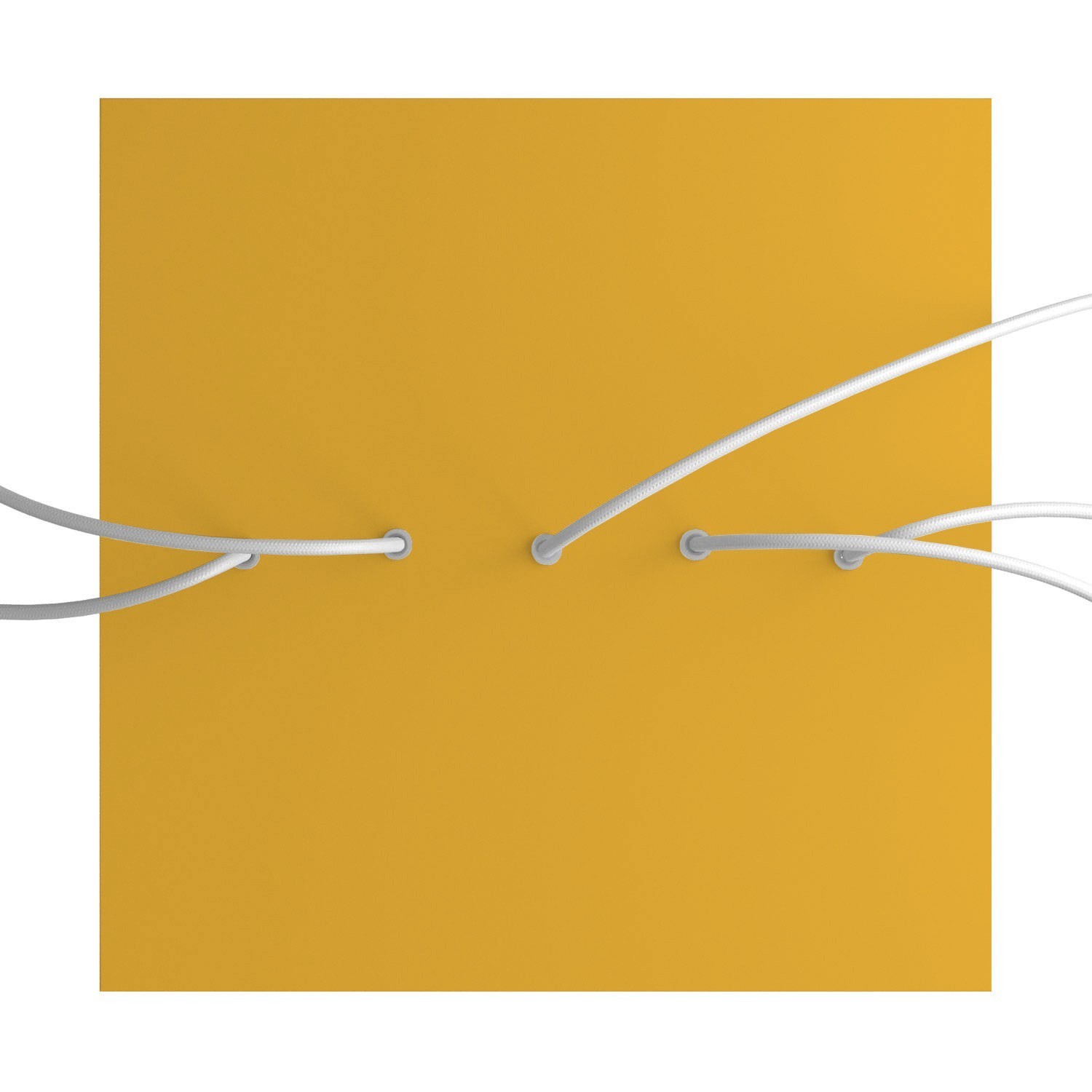5 In-line Holes - EXTRA LARGE Square Ceiling Canopy Kit - Rose One System