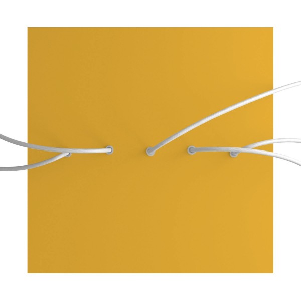 5 In-line Holes - EXTRA LARGE Square Ceiling Canopy Kit - Rose One System