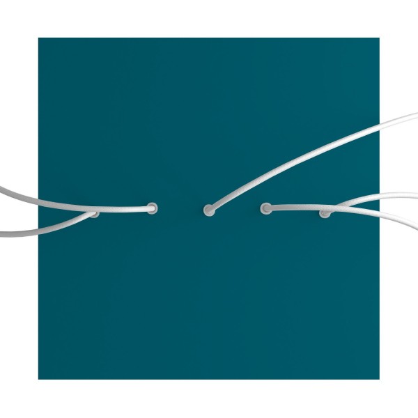 5 In-line Holes - EXTRA LARGE Square Ceiling Canopy Kit - Rose One System