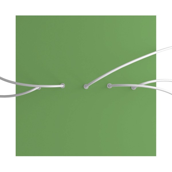 5 In-line Holes - EXTRA LARGE Square Ceiling Canopy Kit - Rose One System
