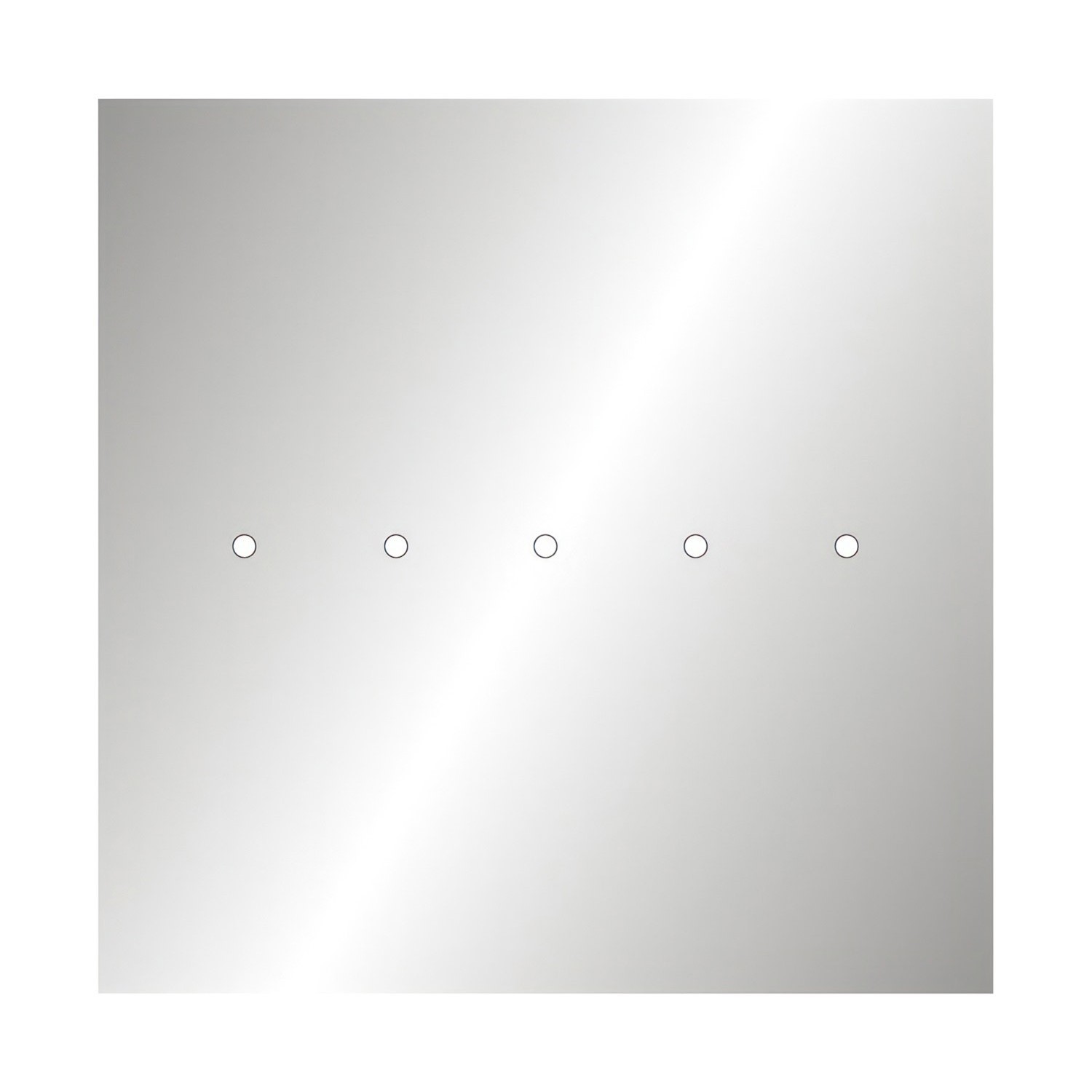 5 In-line Holes - EXTRA LARGE Square Ceiling Canopy Kit - Rose One System
