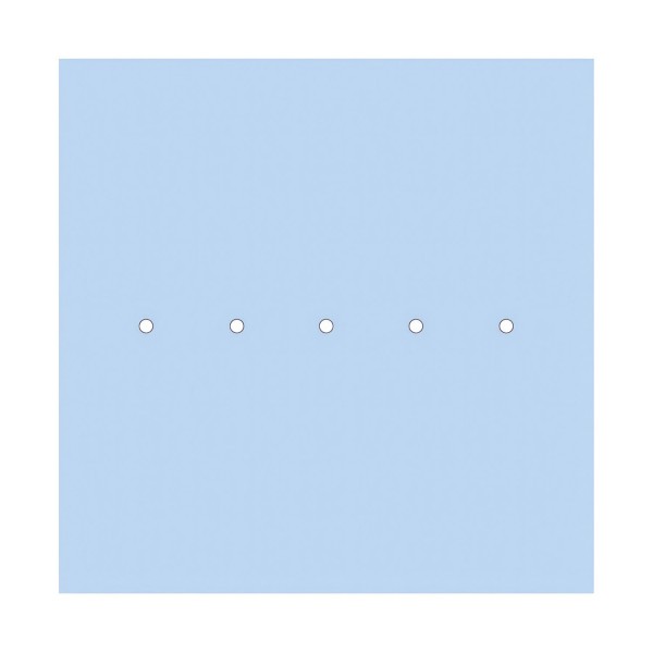 5 In-line Holes - EXTRA LARGE Square Ceiling Canopy Kit - Rose One System