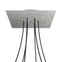 6 Holes - EXTRA LARGE Square Ceiling Canopy Kit - Rose One System