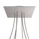 6 Holes - EXTRA LARGE Square Ceiling Canopy Kit - Rose One System