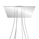 6 Holes - EXTRA LARGE Square Ceiling Canopy Kit - Rose One System
