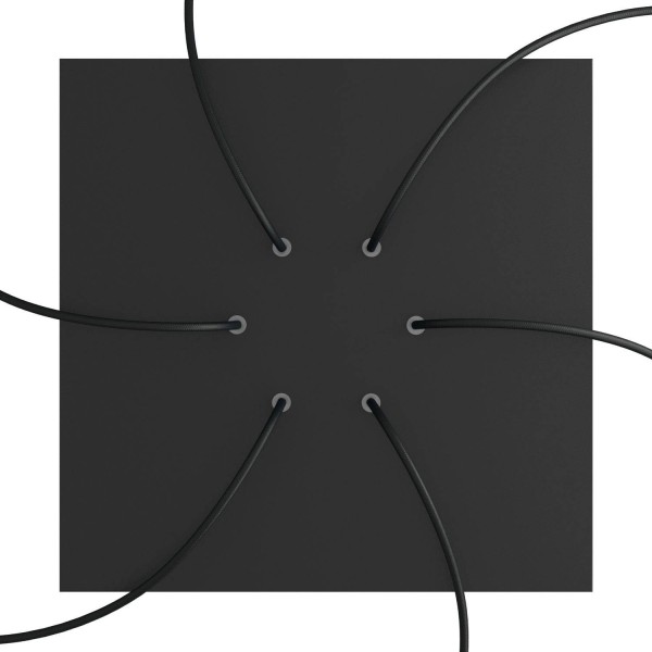 6 Holes - EXTRA LARGE Square Ceiling Canopy Kit - Rose One System