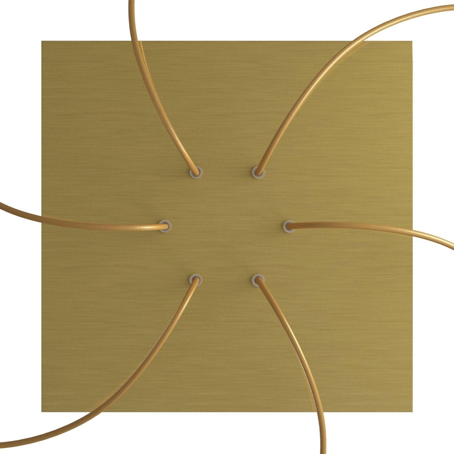 6 Holes - EXTRA LARGE Square Ceiling Canopy Kit - Rose One System