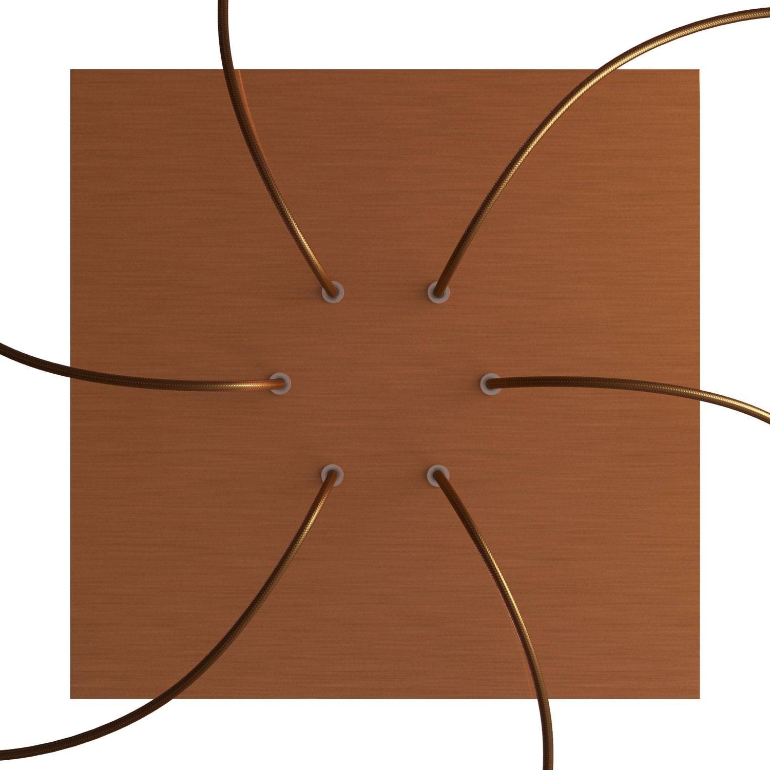 6 Holes - EXTRA LARGE Square Ceiling Canopy Kit - Rose One System