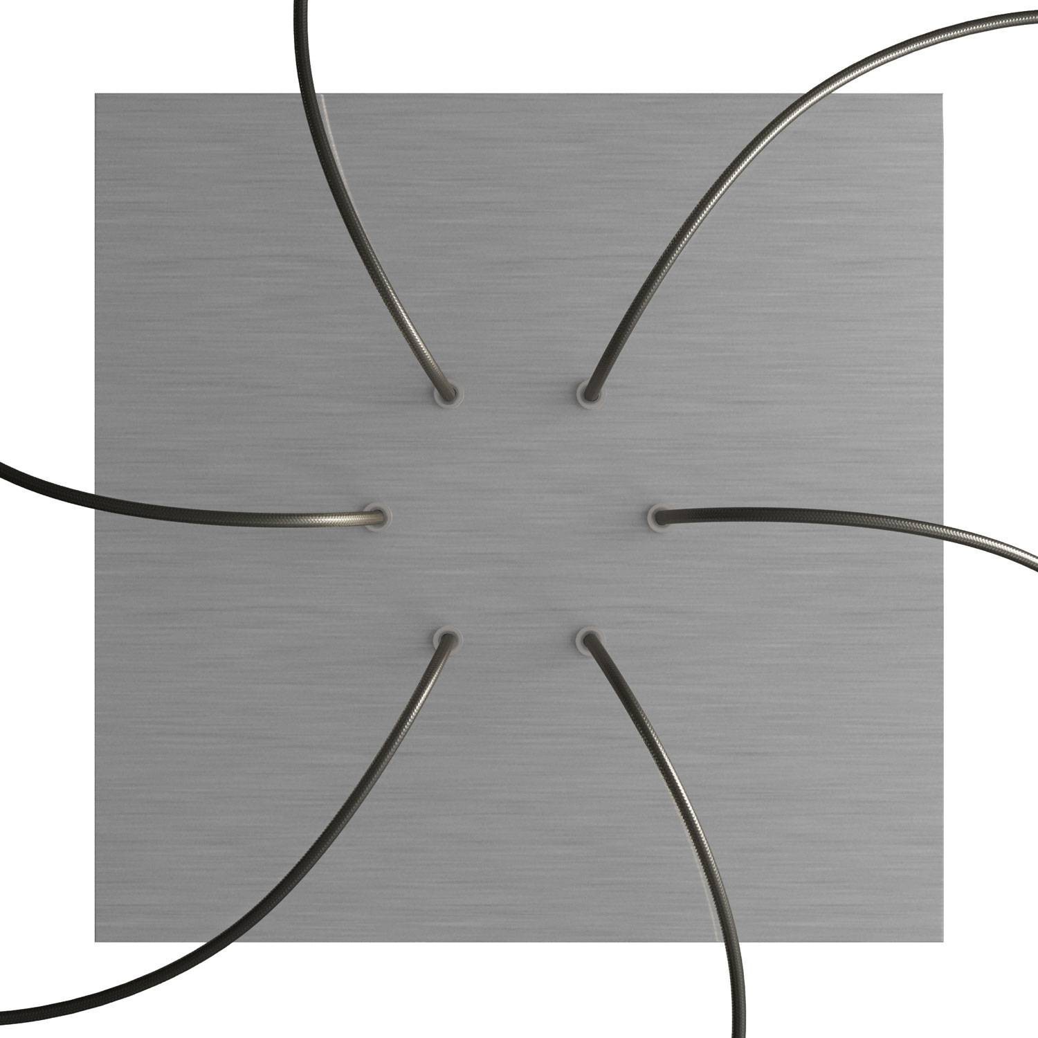 6 Holes - EXTRA LARGE Square Ceiling Canopy Kit - Rose One System