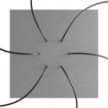 6 Holes - EXTRA LARGE Square Ceiling Canopy Kit - Rose One System