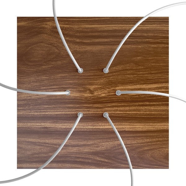 6 Holes - EXTRA LARGE Square Ceiling Canopy Kit - Rose One System
