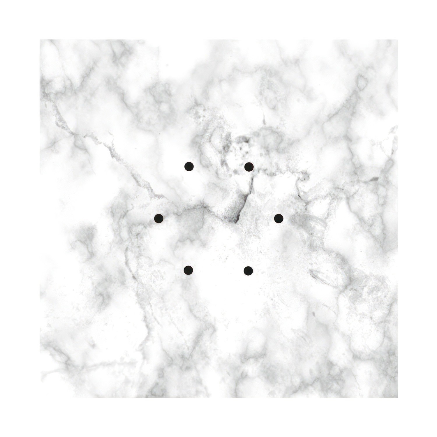 6 Holes - EXTRA LARGE Square Ceiling Canopy Kit - Rose One System