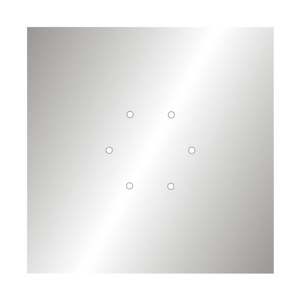 6 Holes - EXTRA LARGE Square Ceiling Canopy Kit - Rose One System