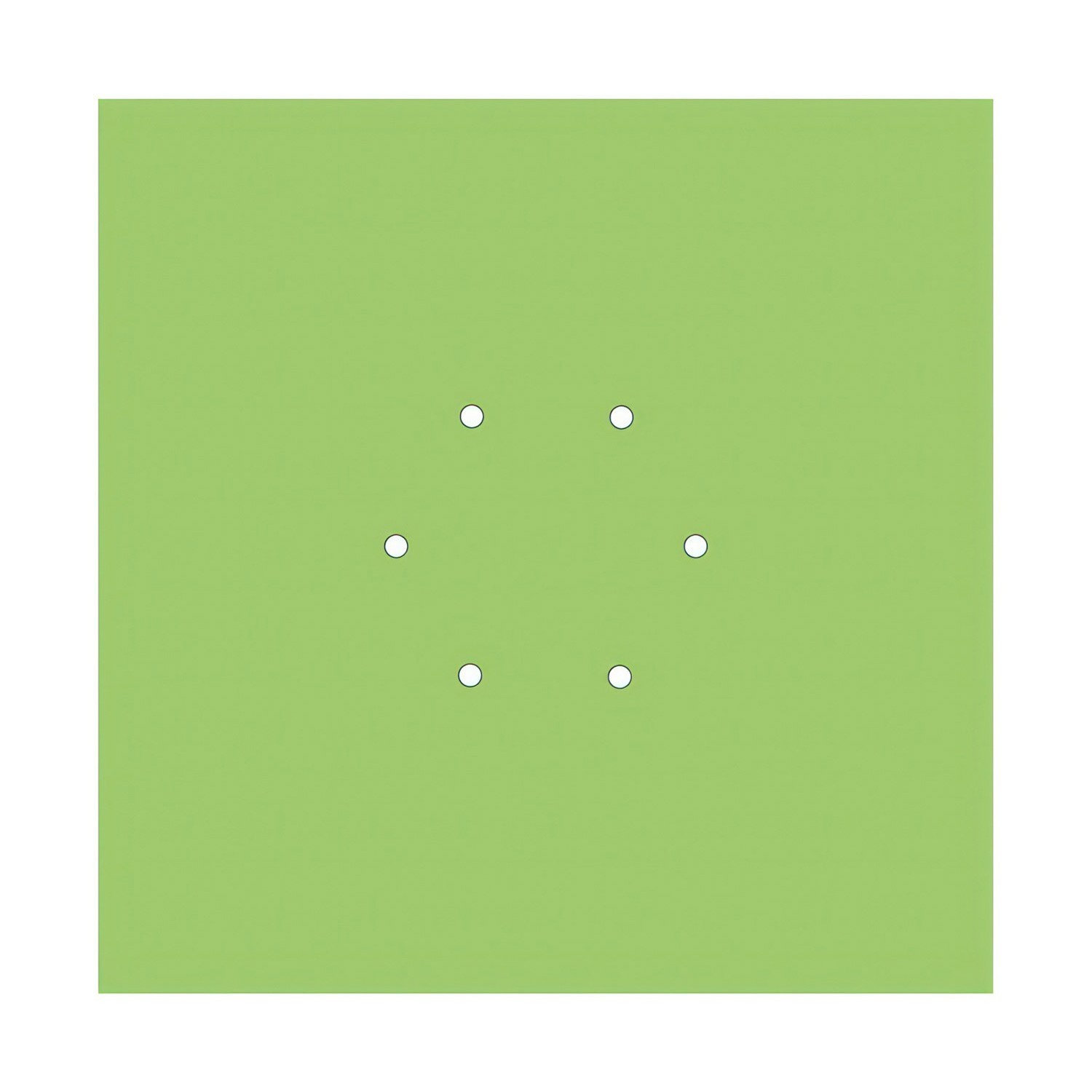 6 Holes - EXTRA LARGE Square Ceiling Canopy Kit - Rose One System