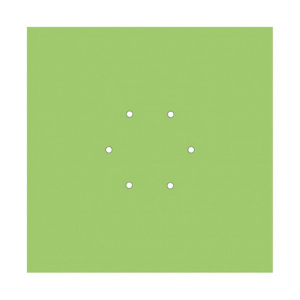 6 Holes - EXTRA LARGE Square Ceiling Canopy Kit - Rose One System