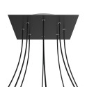 8 Holes - EXTRA LARGE Square Ceiling Canopy Kit - Rose One System