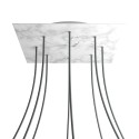 8 Holes - EXTRA LARGE Square Ceiling Canopy Kit - Rose One System