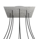 8 Holes - EXTRA LARGE Square Ceiling Canopy Kit - Rose One System