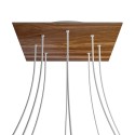 8 Holes - EXTRA LARGE Square Ceiling Canopy Kit - Rose One System