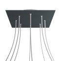 8 Holes - EXTRA LARGE Square Ceiling Canopy Kit - Rose One System