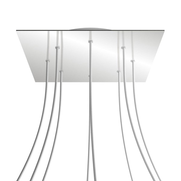 8 Holes - EXTRA LARGE Square Ceiling Canopy Kit - Rose One System