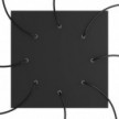 8 Holes - EXTRA LARGE Square Ceiling Canopy Kit - Rose One System