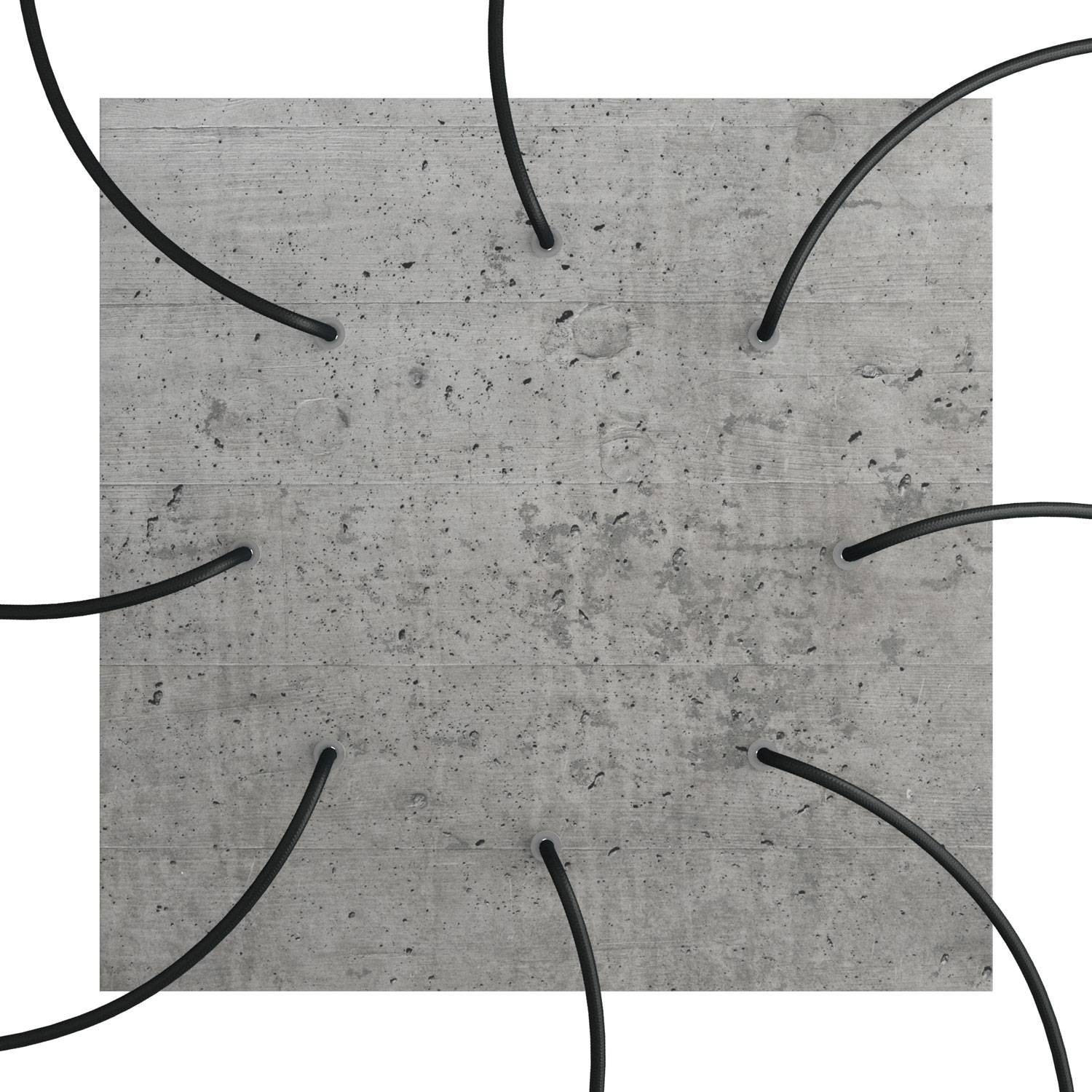 8 Holes - EXTRA LARGE Square Ceiling Canopy Kit - Rose One System