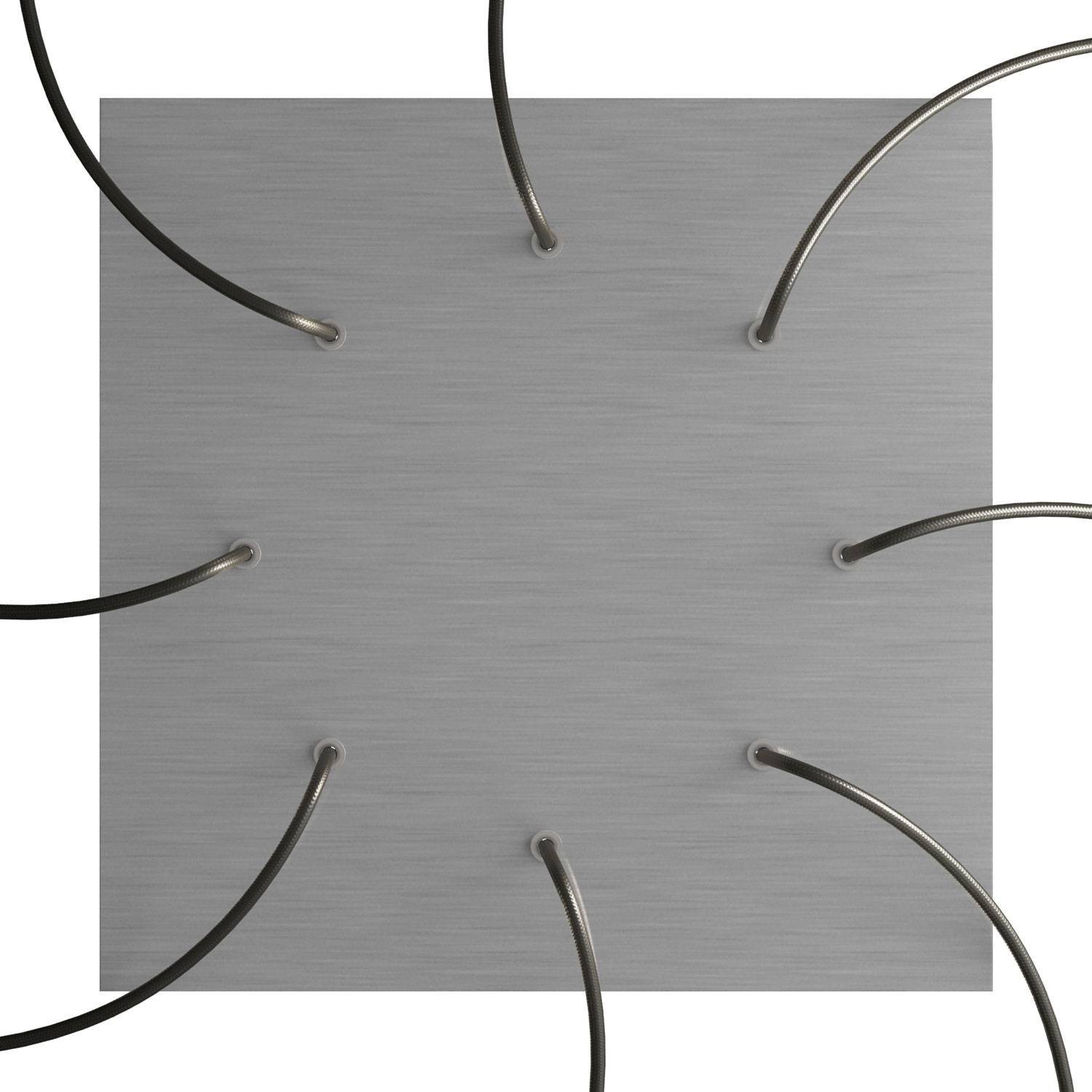 8 Holes - EXTRA LARGE Square Ceiling Canopy Kit - Rose One System