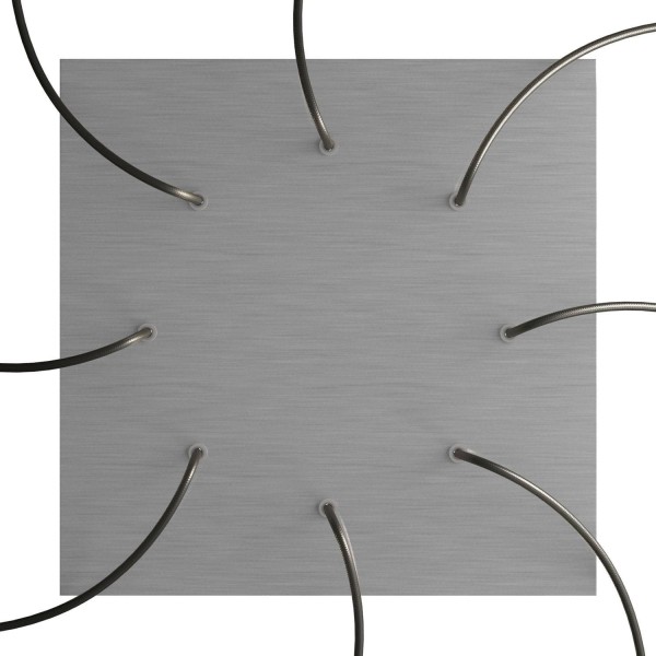 8 Holes - EXTRA LARGE Square Ceiling Canopy Kit - Rose One System