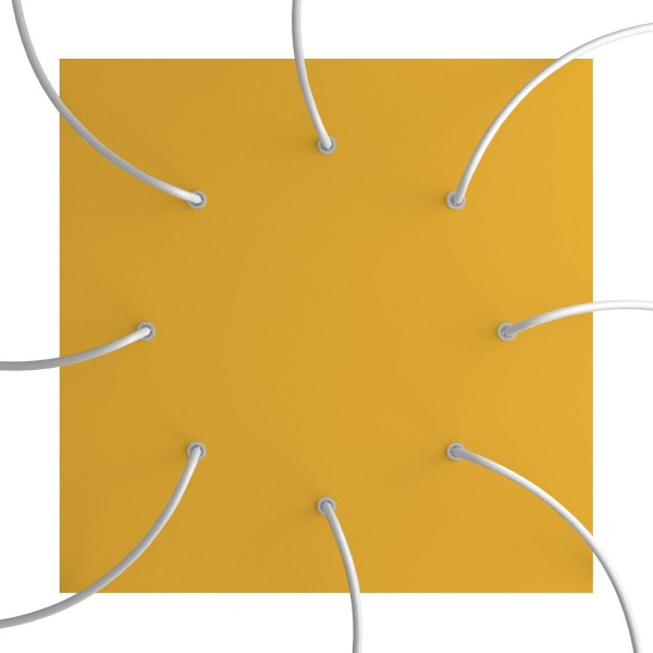 8 Holes - EXTRA LARGE Square Ceiling Canopy Kit - Rose One System