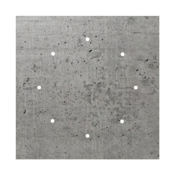 8 Holes - EXTRA LARGE Square Ceiling Canopy Kit - Rose One System