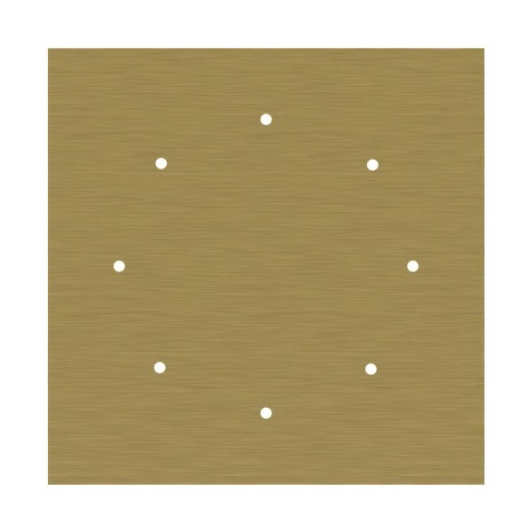 8 Holes - EXTRA LARGE Square Ceiling Canopy Kit - Rose One System