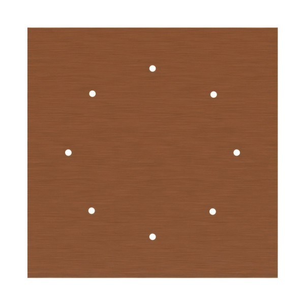 8 Holes - EXTRA LARGE Square Ceiling Canopy Kit - Rose One System