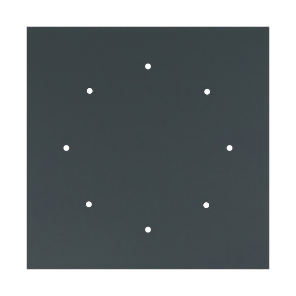 8 Holes - EXTRA LARGE Square Ceiling Canopy Kit - Rose One System