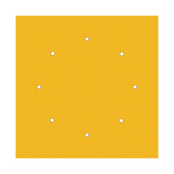 8 Holes - EXTRA LARGE Square Ceiling Canopy Kit - Rose One System