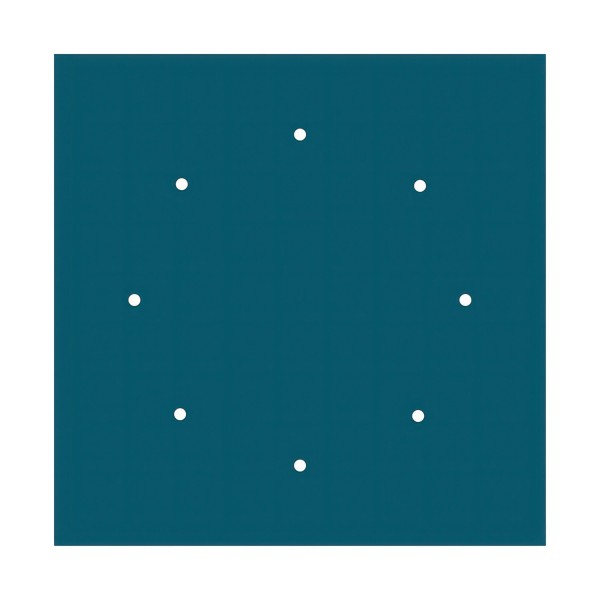 8 Holes - EXTRA LARGE Square Ceiling Canopy Kit - Rose One System