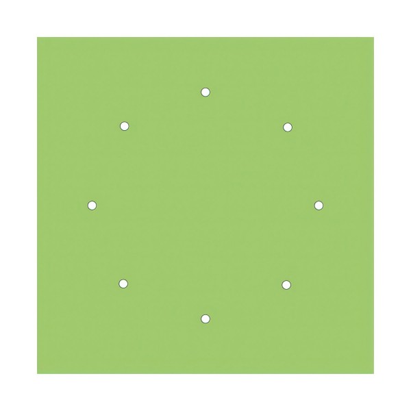 8 Holes - EXTRA LARGE Square Ceiling Canopy Kit - Rose One System