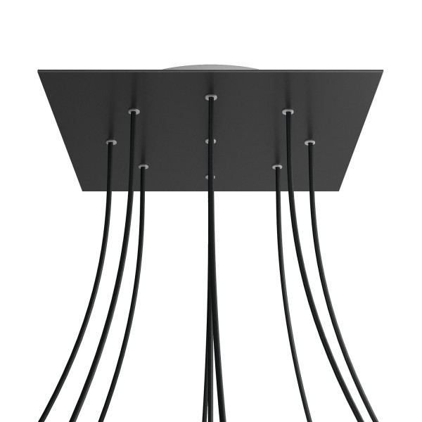 9 Holes - EXTRA LARGE Square Ceiling Canopy Kit - Rose One System