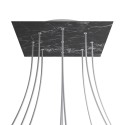 9 Holes - EXTRA LARGE Square Ceiling Canopy Kit - Rose One System