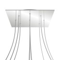 9 Holes - EXTRA LARGE Square Ceiling Canopy Kit - Rose One System