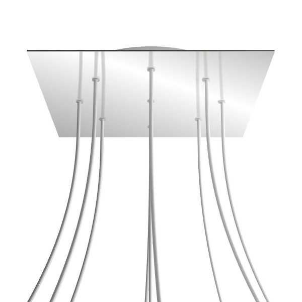 9 Holes - EXTRA LARGE Square Ceiling Canopy Kit - Rose One System