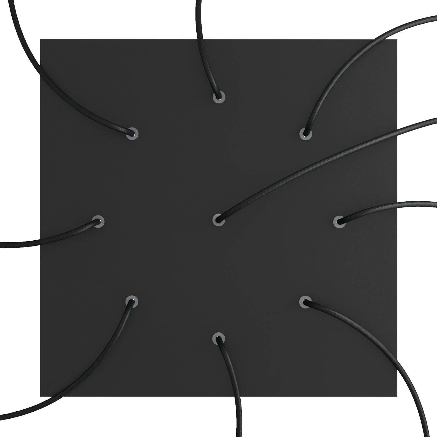 9 Holes - EXTRA LARGE Square Ceiling Canopy Kit - Rose One System