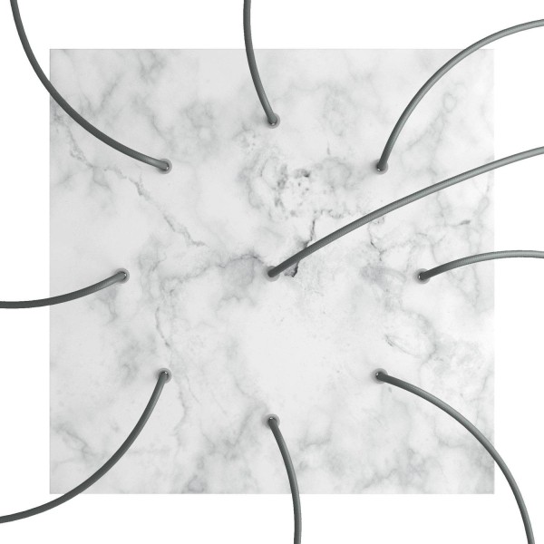 9 Holes - EXTRA LARGE Square Ceiling Canopy Kit - Rose One System
