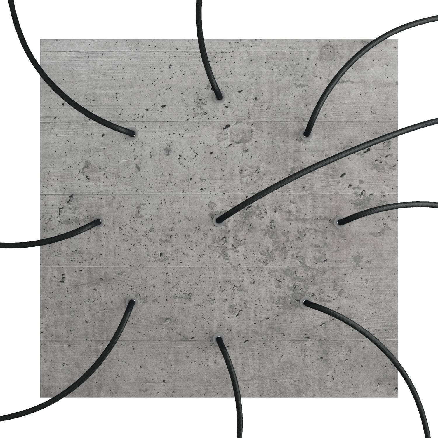 9 Holes - EXTRA LARGE Square Ceiling Canopy Kit - Rose One System