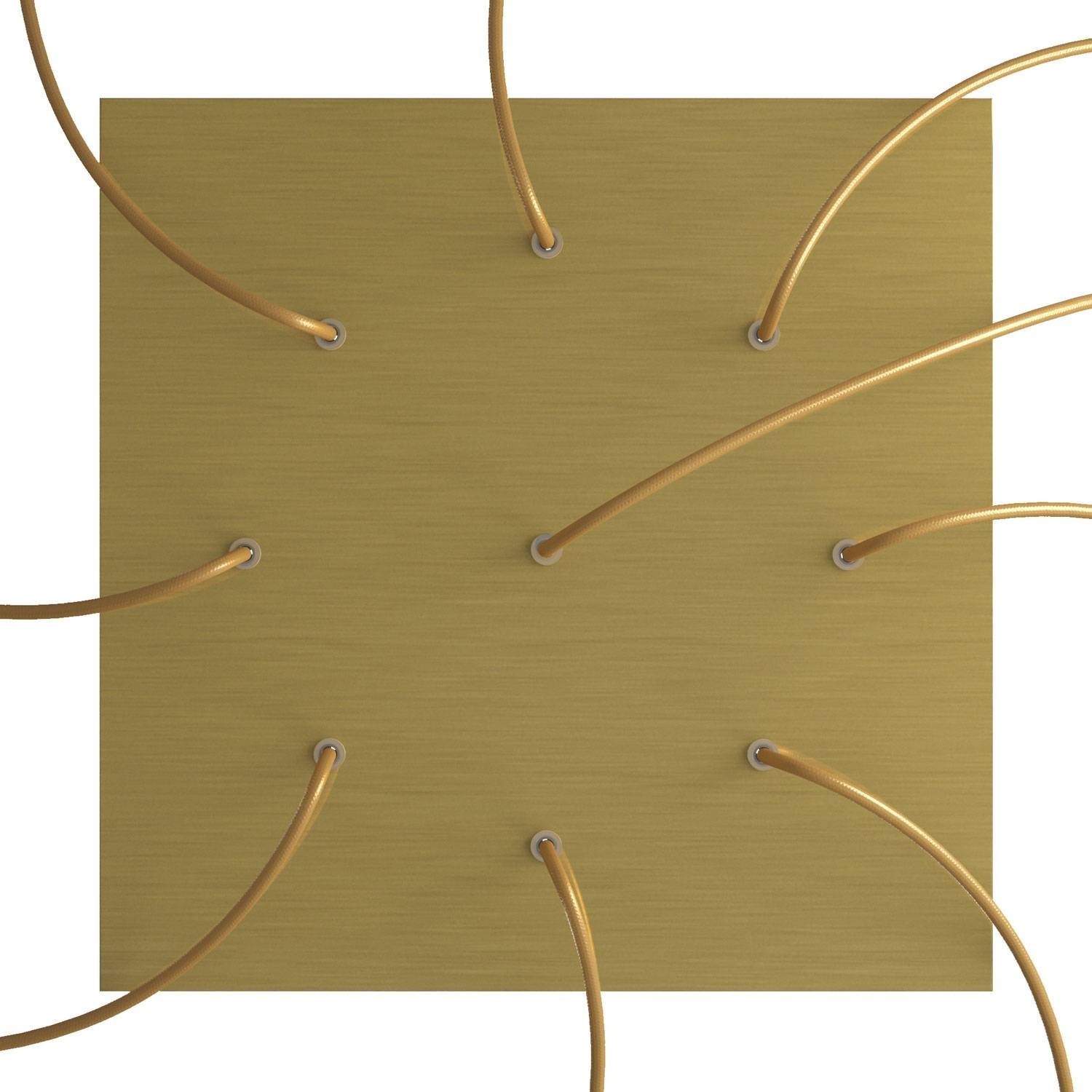 9 Holes - EXTRA LARGE Square Ceiling Canopy Kit - Rose One System