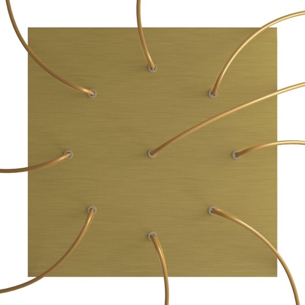 9 Holes - EXTRA LARGE Square Ceiling Canopy Kit - Rose One System