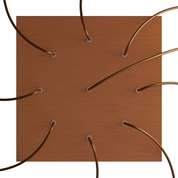 9 Holes - EXTRA LARGE Square Ceiling Canopy Kit - Rose One System