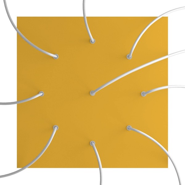 9 Holes - EXTRA LARGE Square Ceiling Canopy Kit - Rose One System