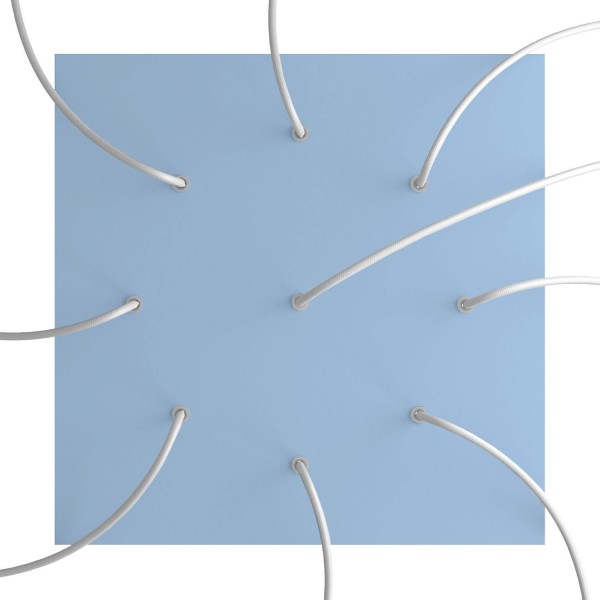 9 Holes - EXTRA LARGE Square Ceiling Canopy Kit - Rose One System